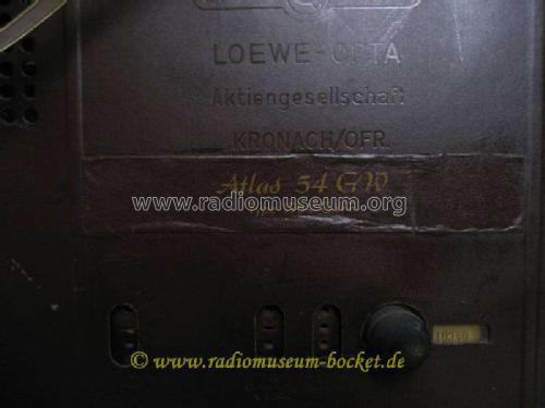 Atlas 54 GW 1954 GWF; Loewe-Opta; (ID = 504162) Radio