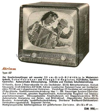 Atrium 627; Loewe-Opta; (ID = 2215991) Televisore