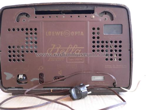 Bella-Luxus 1700W; Loewe-Opta; (ID = 1752587) Radio