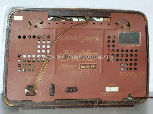 Bella Luxus 2712W; Loewe-Opta; (ID = 2879546) Radio