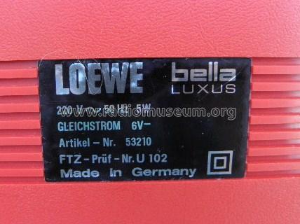 Bella Luxus 53210; Loewe-Opta; (ID = 824788) Radio