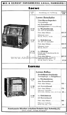 Botschafter G; Loewe-Opta; (ID = 1580065) Radio