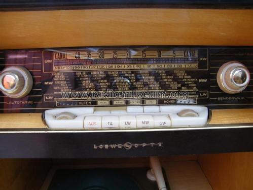 Clivia-Stereo 3805T/W; Loewe-Opta; (ID = 858202) Radio