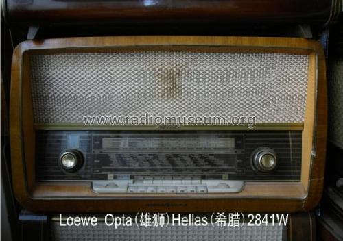 Hellas 2841W; Loewe-Opta; (ID = 2015022) Radio