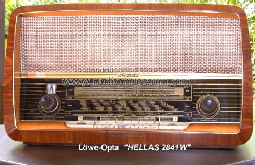 Hellas 2841W; Loewe-Opta; (ID = 77553) Radio