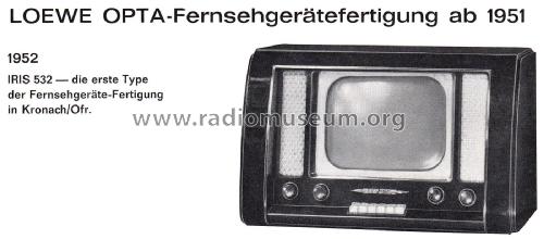 Iris 532; Loewe-Opta; (ID = 2225648) Television