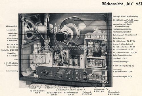 Iris 651; Loewe-Opta; (ID = 658233) Television