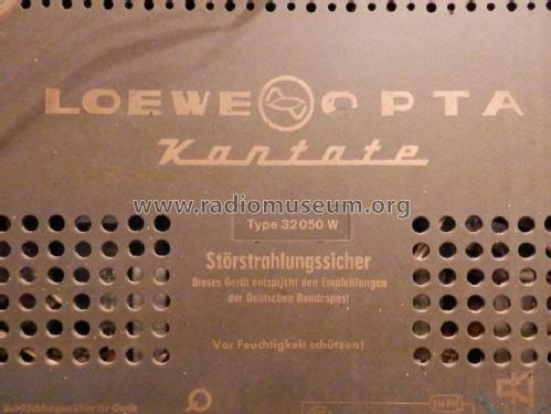 Kantate 32050W; Loewe-Opta; (ID = 1616277) Radio