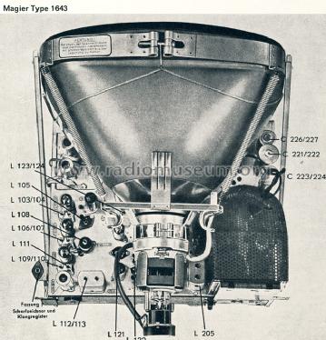 Magier 1643; Loewe-Opta; (ID = 1477459) Television