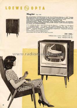 Magier 1664; Loewe-Opta; (ID = 1754506) Television