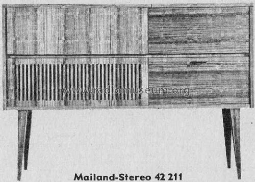 Mailand-Stereo 42 211 Ch= 42834; Loewe-Opta; (ID = 453759) Radio