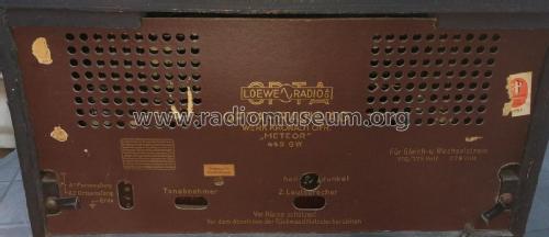 Meteor 449GW; Loewe-Opta; (ID = 2166081) Radio