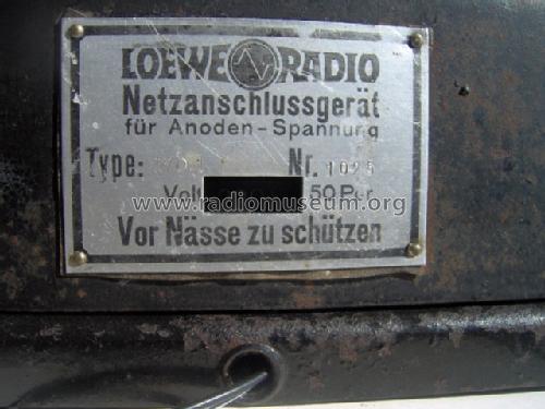 Netzanschlussgerät WO 1 ; Loewe-Opta; (ID = 368689) Power-S