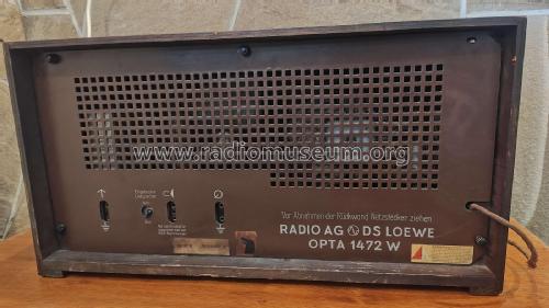 Opta 1472W; Loewe-Opta; (ID = 3025598) Radio