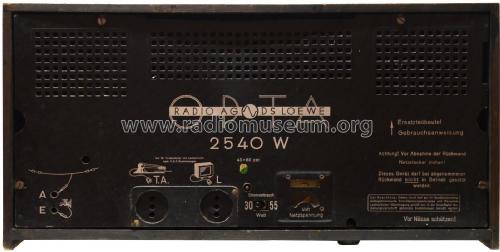 Opta 2540W; Loewe-Opta; (ID = 2129596) Radio