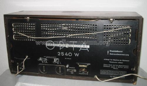 Opta 2540W; Loewe-Opta; (ID = 21999) Radio