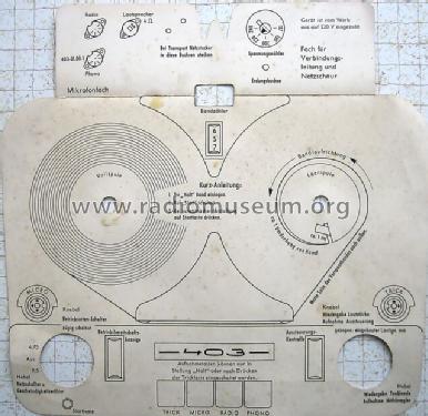 Optacord 403; Loewe-Opta; (ID = 454034) Ton-Bild