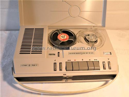 Loewe Opta Reel to Reel Tape Recorder in case - OD&D