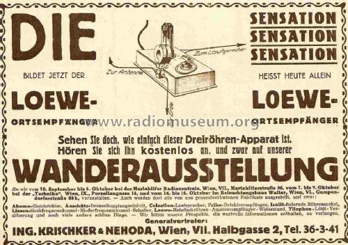 Ortsempfänger OE333; Loewe-Opta; (ID = 1102110) Radio