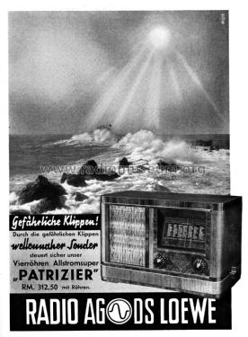 Patrizier GW; Loewe-Opta; (ID = 3109287) Radio