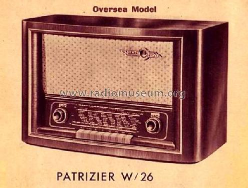 Patrizier W /26; Loewe-Opta; (ID = 1632045) Radio