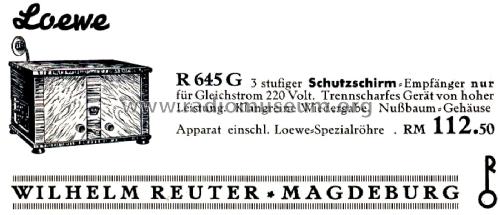 R645G; Loewe-Opta; (ID = 2579591) Radio
