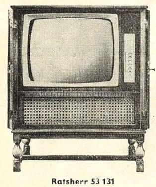 Ratsherr 53 131; Loewe-Opta; (ID = 381519) Television