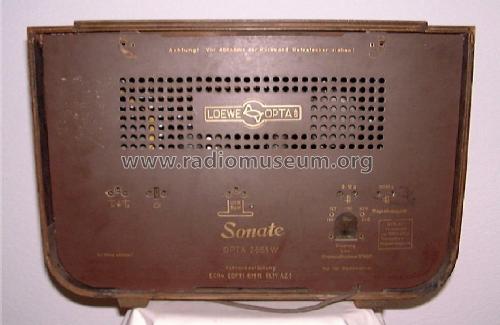 Sonate 2651W; Loewe-Opta; (ID = 24097) Radio