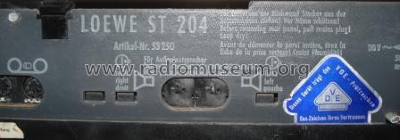 ST204 53250; Loewe-Opta; (ID = 419024) Radio