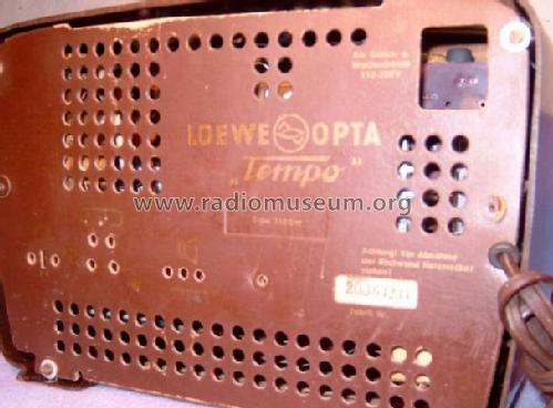 Tempo 710GW; Loewe-Opta; (ID = 113637) Radio