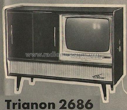 Trianon-Stereo 2686; Loewe-Opta; (ID = 1165005) TV Radio