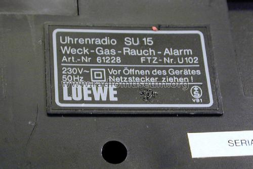 Uhrenradio Kombi SU-15 ; Loewe-Opta; (ID = 2409742) Radio