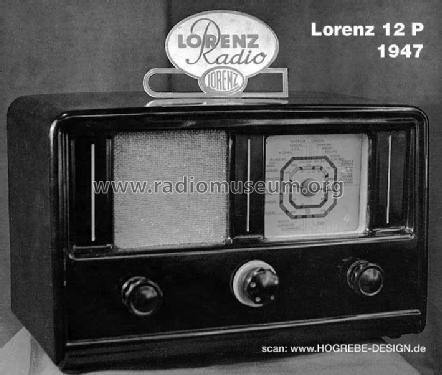 12P; Lorenz; Berlin, (ID = 185816) Radio