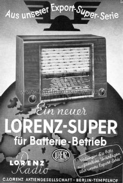 BL41; Lorenz; Berlin, (ID = 1273796) Radio