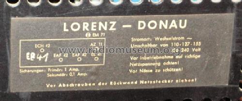 Donau ; Lorenz; Berlin, (ID = 145396) Radio