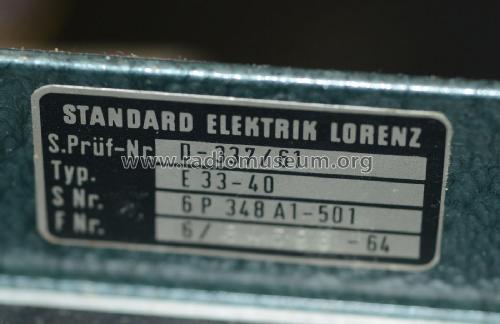 8m-Empfänger E33-40; Lorenz; Berlin, (ID = 2630270) Commercial Re