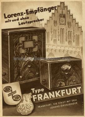 Frankfurt LG; Lorenz; Berlin, (ID = 1384650) Radio