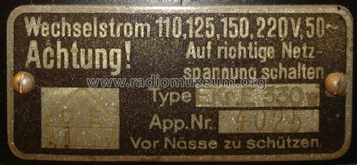 Grossmeister EKrE330W; Lorenz; Berlin, (ID = 2928301) Radio