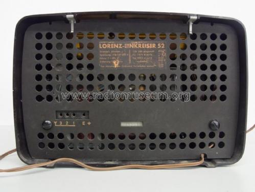 Lorenz-Einkreiser 52; Lorenz; Berlin, (ID = 1921720) Radio