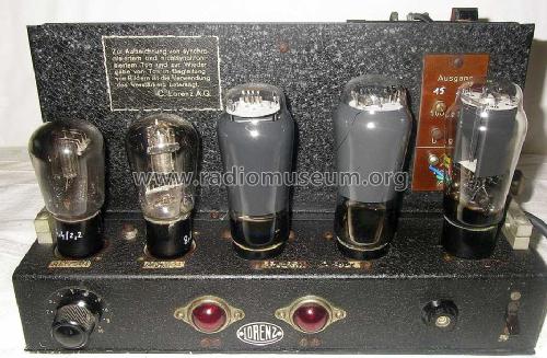 LVA10; Lorenz; Berlin, (ID = 1087605) Ampl/Mixer