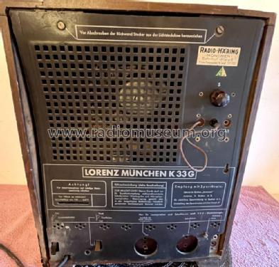 München K33G; Lorenz; Berlin, (ID = 3007939) Radio