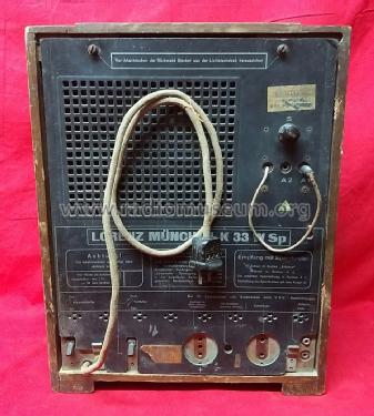 München K33W Sp; Lorenz; Berlin, (ID = 3051804) Radio