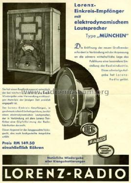 München LG; Lorenz; Berlin, (ID = 1866742) Radio