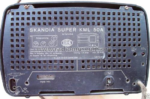 Skandia Super KML 50A; Lorenz; Berlin, (ID = 576390) Radio