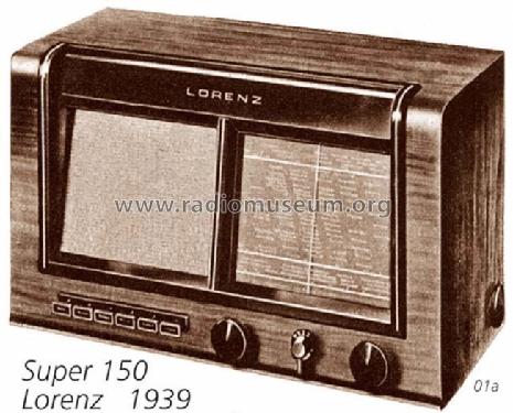 Super 150A/II; Lorenz; Berlin, (ID = 421) Radio