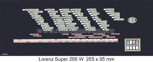 Super 268W; Lorenz; Berlin, (ID = 1355503) Radio