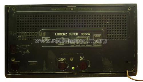 Super 338W; Lorenz; Berlin, (ID = 868058) Radio