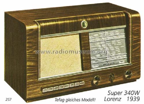 Super 340W/II; Lorenz; Berlin, (ID = 423) Radio