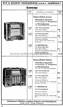 Supercelohet Junior G; Lorenz; Berlin, (ID = 1580104) Radio