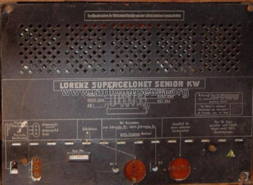 Supercelohet senior KW; Lorenz; Berlin, (ID = 4053) Radio